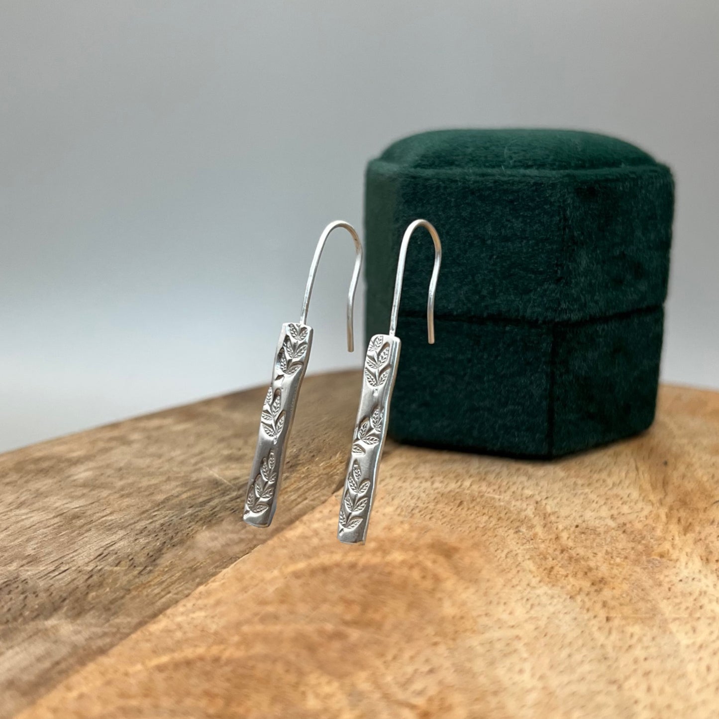 Leaf Sterling Silver Earrings