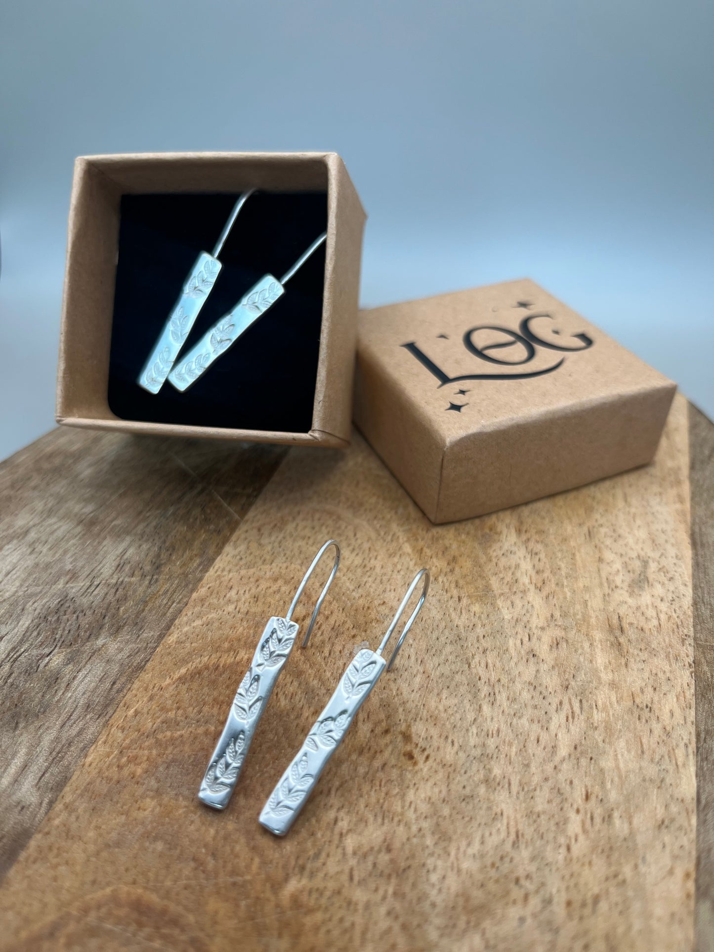 Leaf Sterling Silver Earrings