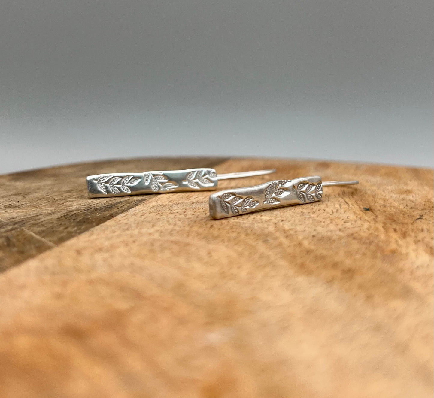 Leaf Sterling Silver Earrings