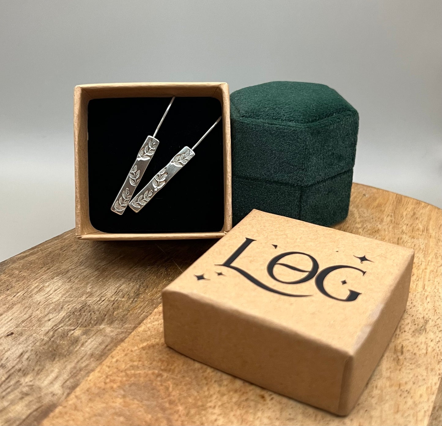 Leaf Sterling Silver Earrings