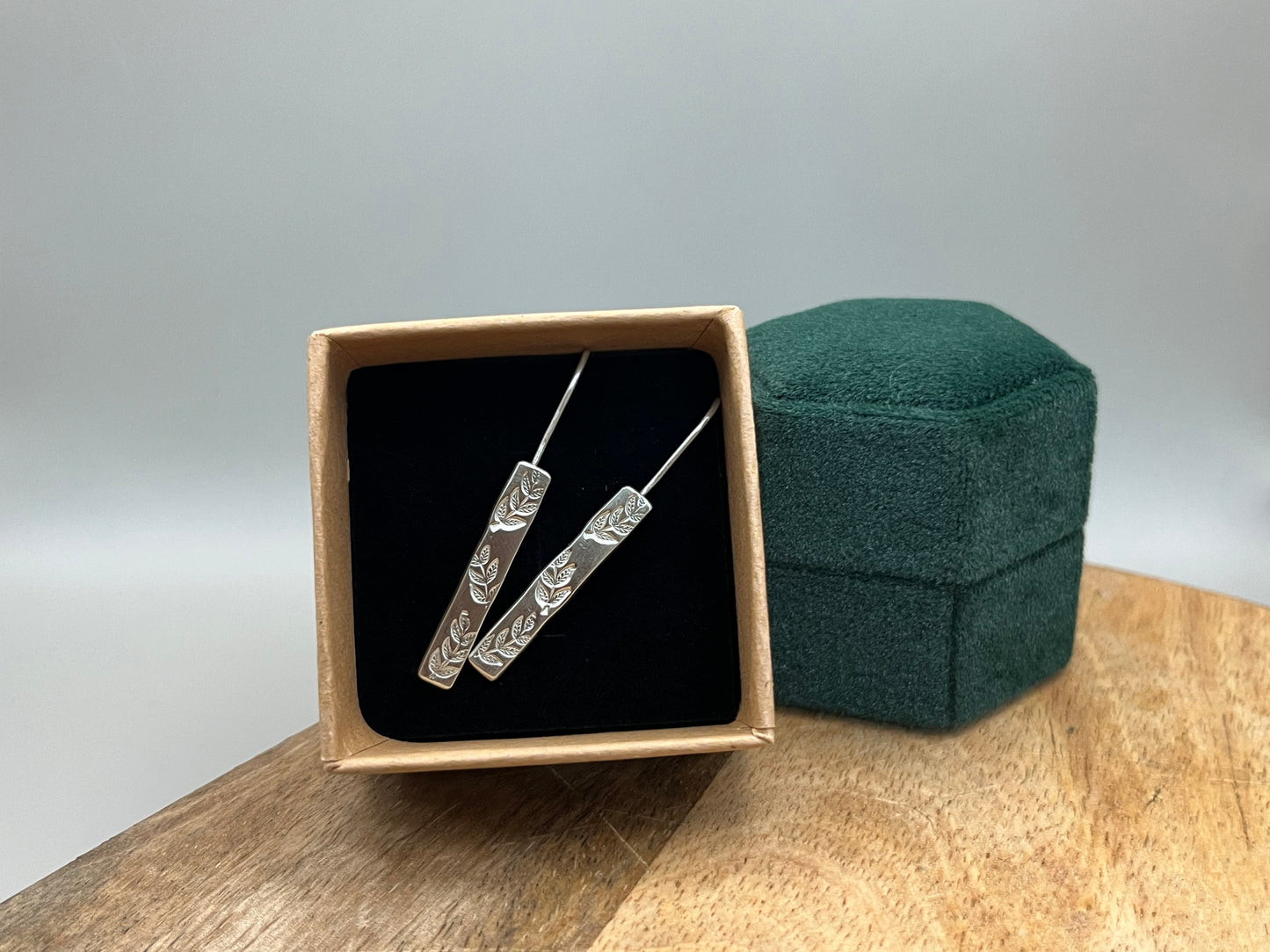 Leaf Sterling Silver Earrings